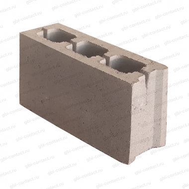 Камень стеновой бетонный 130 (КСР-ПР-ПС-390-100-F50-2300 ГОСТ 6133-2019)